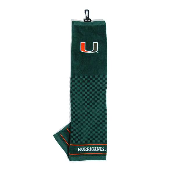 Miami Hurricanes Golf Embroidered Towel 47110