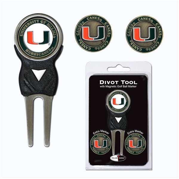 Miami Hurricanes Golf Signature Divot Tool Pack  47145