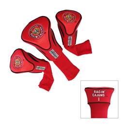 Louisiana Lafayette Ragin Cagin Golf 3 Pack Contour Headcover 60794