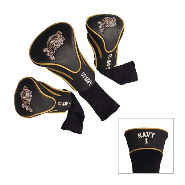 United States Naval Acadmey Midshipmen Golf 3 Pack Contour Headcover 76894