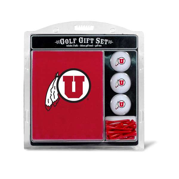 Utah Utes Golf Embroidered Towel Gift Set 80520   