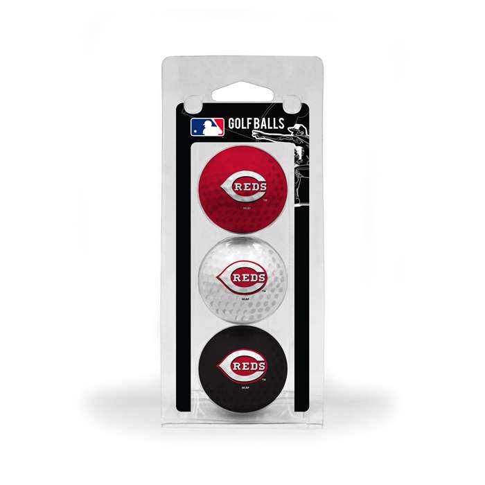 Cincinnati Reds Golf 3 Ball Pack 95605