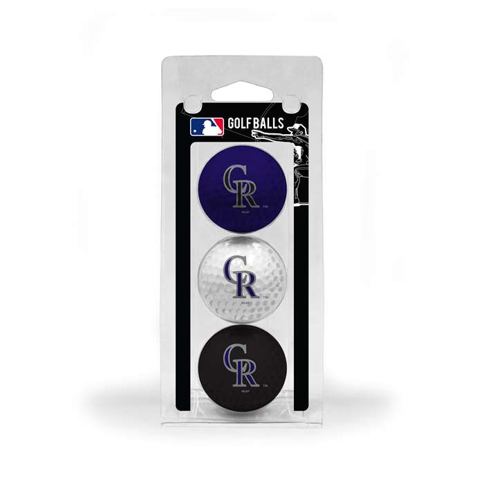 Colorado Rockies Golf 3 Ball Pack 95805