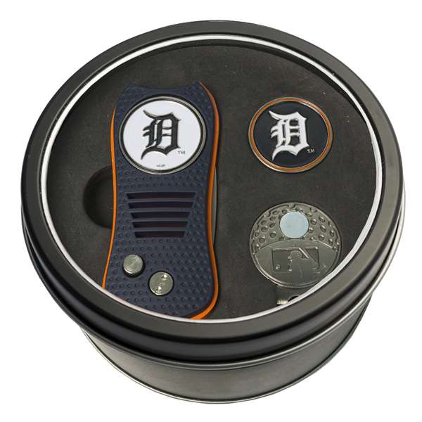 Detroit Tigers Golf Tin Set - Switchblade, Cap Clip, Marker 95957   