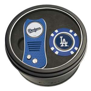 Los Angeles Dodgers Golf Tin Set - Switchblade, Golf Chip   