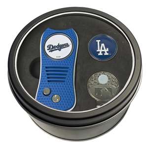 Los Angeles Dodgers Golf Tin Set - Switchblade, Cap Clip, Marker 96357   