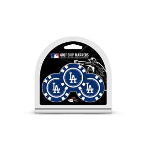 Los Angeles Dodgers Golf 3 Pack Golf Chip 96388   