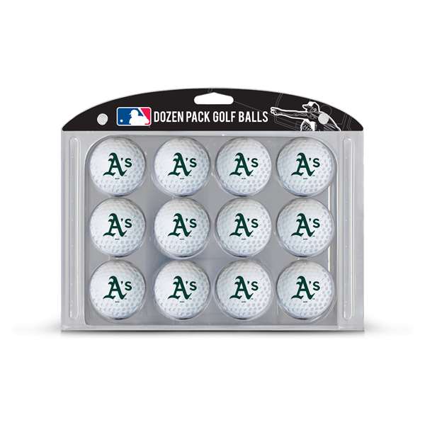 Oakland Athletics A's Golf Dozen Ball Pack 96903   