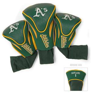 Oakland Athletics A's Golf 3 Pack Contour Headcover 96994   