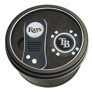 Tampa Bay Rays Golf Tin Set - Switchblade, Golf Chip   