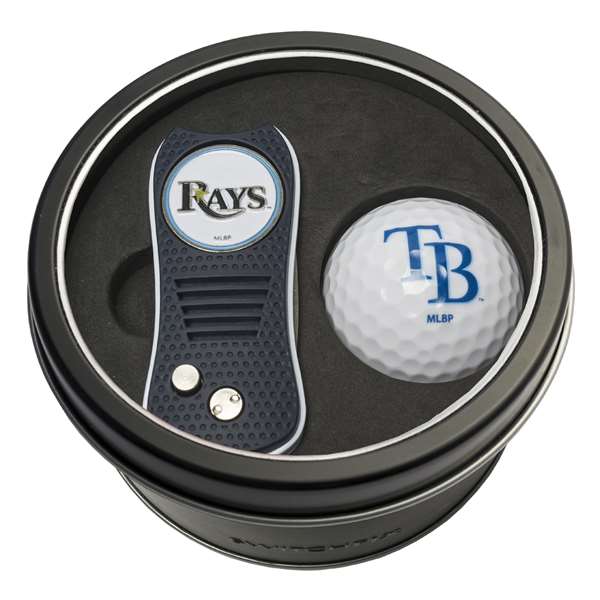 Tampa Bay Rays Golf Tin Set - Switchblade, Golf Ball   
