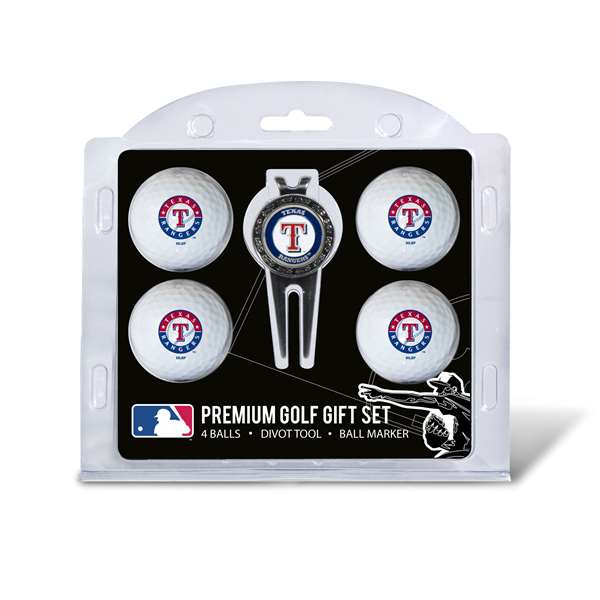 Texas Rangers Golf 4 Ball Gift Set 97706