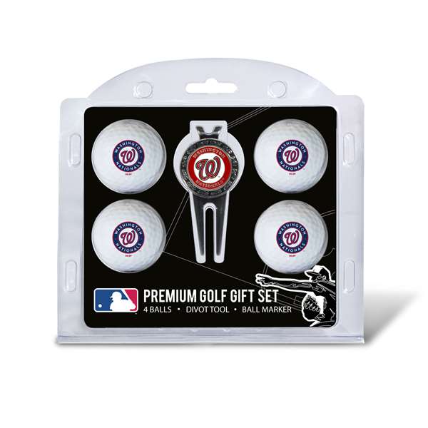 Washington Nationals Golf 4 Ball Gift Set 97906