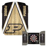 Purdue Boilermakers Dartboard Cabinet