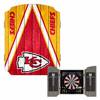 Kansas City Chiefs Dartboard Cabinet