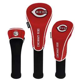 Cincinnati Reds Golf Club Headcover Set of 3 (Driver,Fairway,Hybrid) 