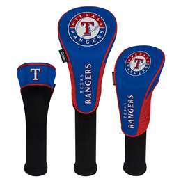 Texas Rangers Golf Club Headcover Set of 3 (Driver,Fairway,Hybrid) 