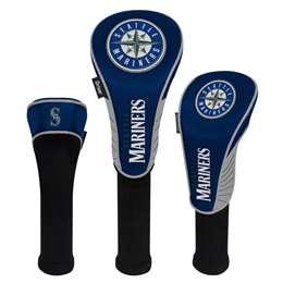 Seattle Mariners Golf Club Headcover Set of 3 (Driver,Fairway,Hybrid) 