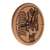 University of Nevada 13 inch Solid Wood Engraved Clock