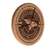 University of North Dakota 13 inch Solid Wood Engraved Clock