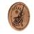 Texas A&M 13 inch Solid Wood Engraved Clock