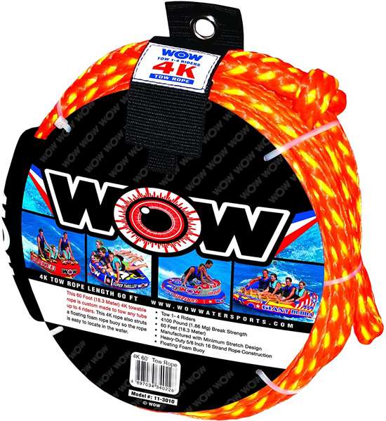 WOW 4K 60' Tow Rope Towable Lake Float