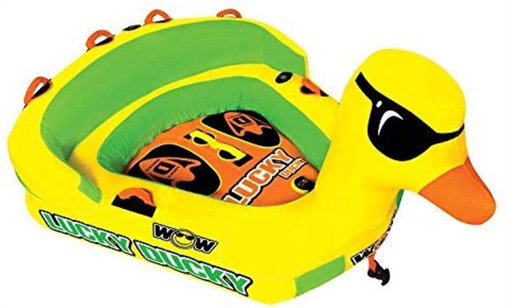 WOW Watersports Lucky Ducky 2P Towable Towable Lake Float  