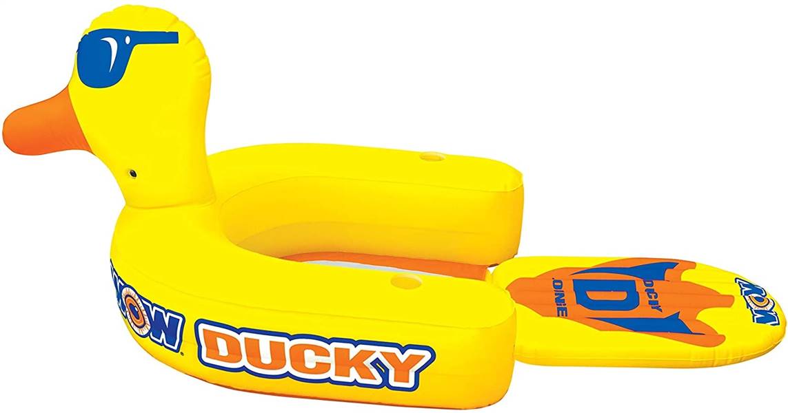 WOW Watersports Ducky Lounge Towable Lake Float  