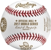 Rawlings 2017 Official Houston Astros World Series Champions Baseball With Display Cube