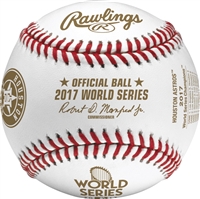 Rawlings 2017 Official Houston Astros World Series Champions Baseball With Display Cube