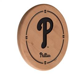 Philadelphia Phillies Laser Engraved Solid Wood Sign