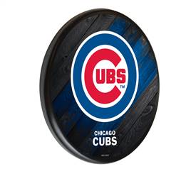 Chicago Cubs Solid Wood Sign