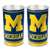 Michigan Wolverines Metal Wastebasket Tapered 15 inch Height