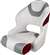 Wise 3315 Baja Series Bucket Seat w/ Flip Up Bolster - Brite White / Grey / Dark Red  