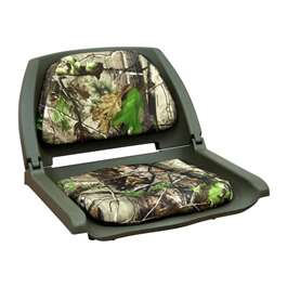 Wise 8WD139CLS Camo Seat w/ Padded Fold Down Shell - Realtree APG / Green Shell  