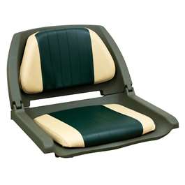 Wise 8WD139CLS Camo Seat w/ Padded Fold Down Shell - Green / Sand / Green Shell  