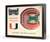 Miami Hurricanes  25 Layer Stadium View 3D Wall Art