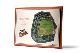 Baltimore Orioles 5 Layer 3D Stadium View Wall Art