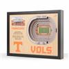 Tennessee Volunteers  25 Layer Stadium View 3D Wall Art