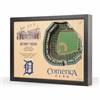 Detroit Tigers  25 Layer Stadium View 3D Wall Art