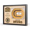 Boston Bruins  25 Layer Stadium View 3D Wall Art