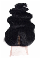 100% Virgin Brazilian Human Hair Silk Based Body Wave Closure 12"