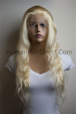 Full Lace Brazilian Remy Natural Wavy