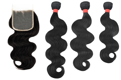 MURI SELECT - 3 Bundles + 4x4 Lace Closure - Body Wave