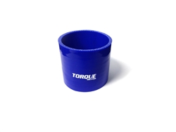 Torque Solution Straight Silicone Coupler: 3.5" Blue Universal