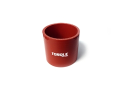 Torque Solution Straight Silicone Coupler: 3" Red Universal