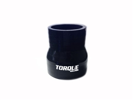 Torque Solution Transition Silicone Coupler: 2.25" to 2.5" Black Universal