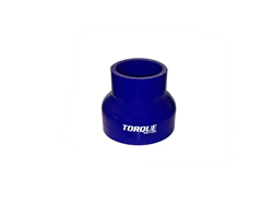 Torque Solution Transition Silicone Coupler: 2" to 3" Blue Universal