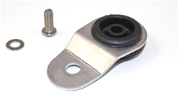 Torque Solution Radiator Mount w/ Insert (Silver): Mitsubishi Evolution 7/8/9