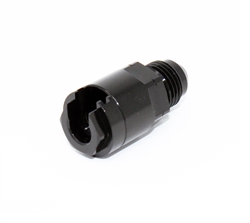 Torque Solution Locking Quick Disconnect Adapter Fitting: 3/8" SAE to -8AN Male Flare